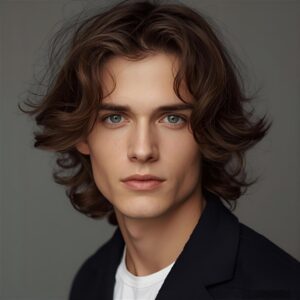 uzun ve dalgalı saç