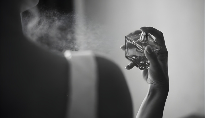 Beyaz çiçekli parfümler